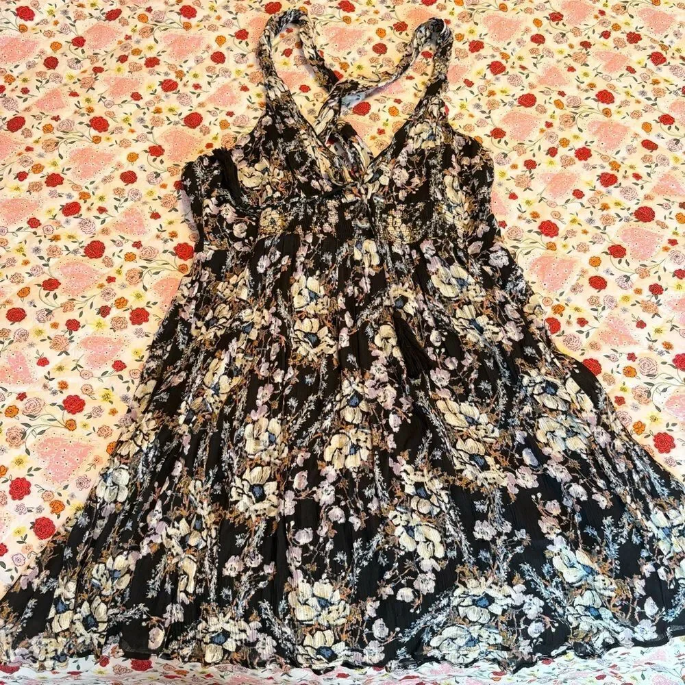 Free People washed ashore mini dress